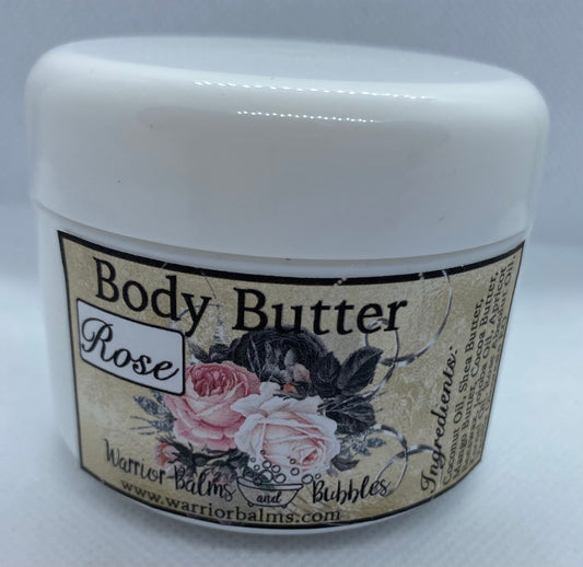 Body Butter Rose 2oz